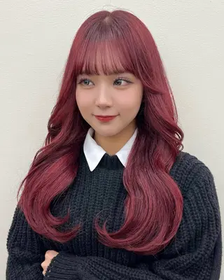 ロング カラー belle 表参道 terrace所属・抜きっぱなしブロンド /ハイトーン/カナタのヘアスタイル