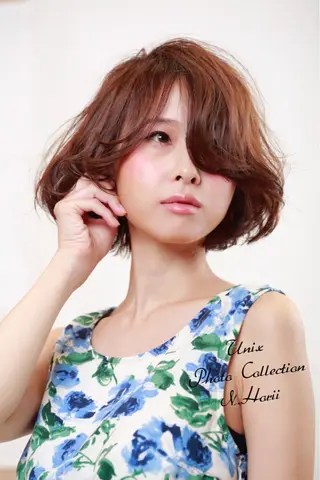 ショート カラー ヘアアレンジ UNIX Mark Is みなとみらい店【ユニックス】所属・UNIX N.horiiのその他イメージ