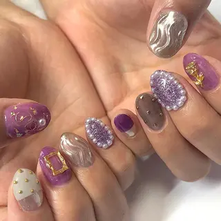 ネイル Twinkling( private salon)所属・三宅 京香のネイルデザイン