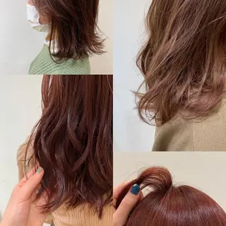 カラー 🍊mai🍊 似合わせパーマのヘアスタイル