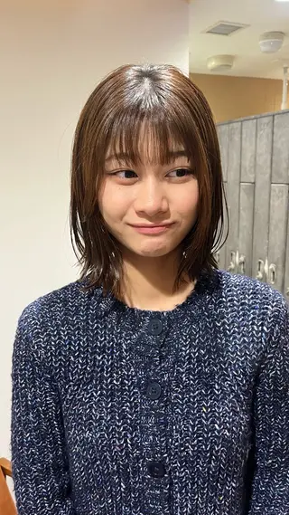 ミディアム 梅田美容室/カット /Maoのヘアスタイル