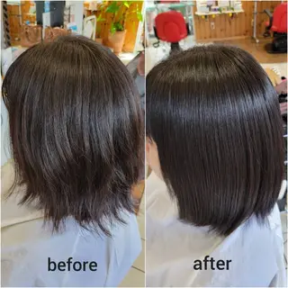 ミディアム LAPIS東口店 山野井のヘアスタイル