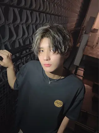 ショート カラー パーマ ヘアアレンジ メンズ キッズ 平川 友理/韓国ヘア💘のヘアスタイル