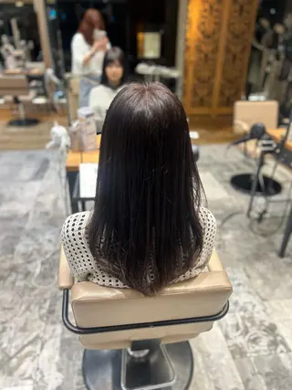 ロング カラー 白髪染めモデル様 募集中🌺祝迫愛艶のヘアスタイル