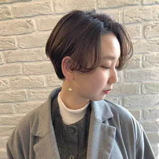 ショート カラー ヘアアレンジ 前田 善夫のヘアスタイル