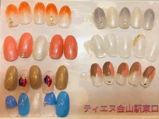 ネイル ティーエヌ 金山駅東口店のネイルデザイン