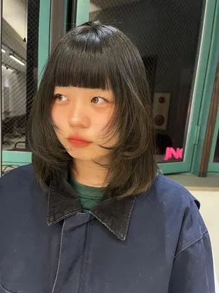 カラー ユイ☆ハイトーン ☆ブリーチデザインのヘアスタイル