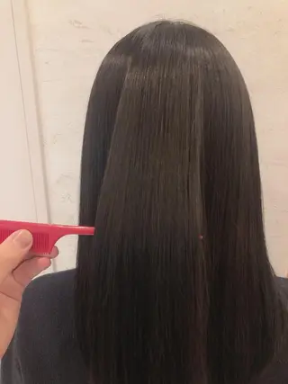 セミロング ボンドストーリーノヴァ所属・縮毛矯正・髪質改善 ❣️三浦正也のヘアスタイル