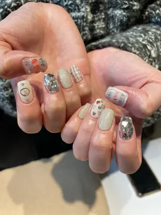 ネイル AOI✩⡱ y2kネイルのネイルデザイン