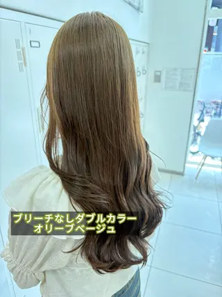 ロング カラー 髪質改善/艶カラー/ メンズパーマ/鈴木のヘアスタイル