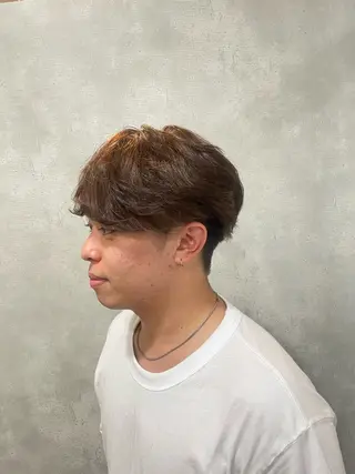 ショート カラー メンズ フリーランスシェアサロンルレイル所属・心斎橋/メンズ /ルレイル/地形真希のヘアスタイル