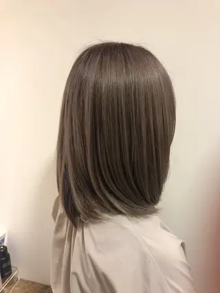 セミロング たなか すずはのヘアスタイル