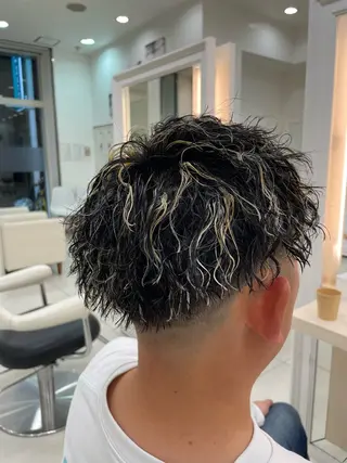 カラー パーマ メンズ 【メンズパーマ】 松井悠祐のヘアスタイル