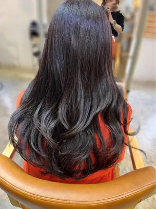 ロング カラー ✨髪質改善/縮毛✨ 亀田彩華のヘアスタイル