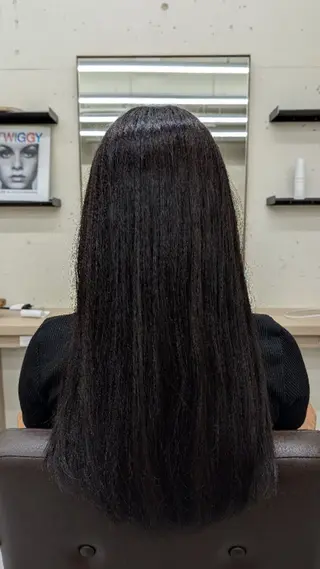 ロング カラー 藤村 優のヘアスタイル