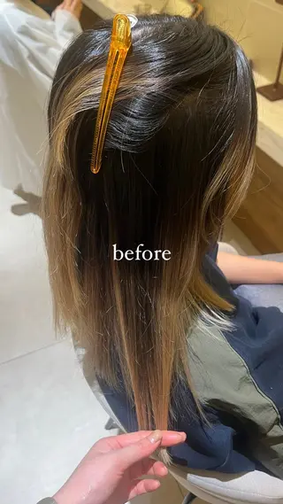 ミディアム yiye aoyama所属・表参道yiye うららのヘアスタイル