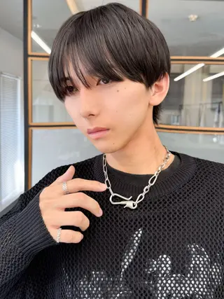 メンズ ショート 髪質改善/艶髪カラー /透明感🫧颯太のヘアスタイル