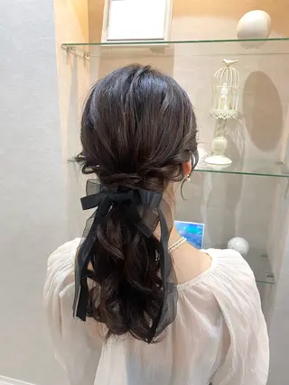 ヘアアレンジ color couture みほのヘアスタイル