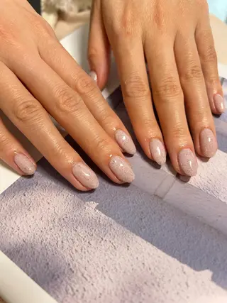 ネイル ちゅるんネイル🪄 耳ツボジュエリー🔗のネイルデザイン