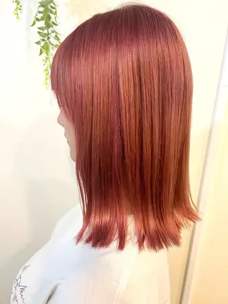 カラー Sherry/R 三川町 ayakaのヘアスタイル