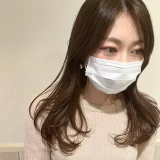 ロング カラー スナコザワ レナのヘアスタイル