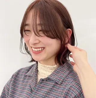 ミディアム SYUK高円寺所属・ベージュ/暖色カラー /ボブ/ミカのヘアスタイル