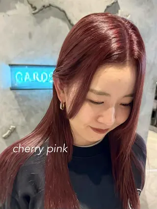 ショート カラー ヘアアレンジ 暖色ダブルカラーボブ レイヤー🌈AINAのヘアスタイル