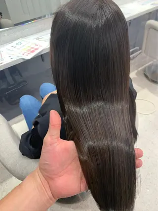 ロング レイヤー/艶カラー /韓国ヘア/高松のヘアスタイル