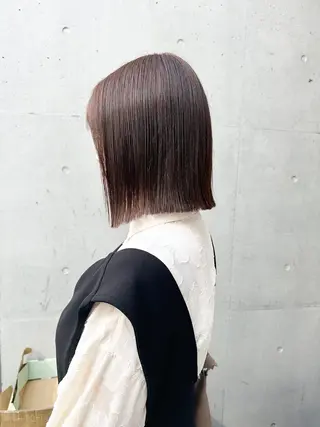 ミディアム 透明感カラー🥣 大平優香のヘアスタイル