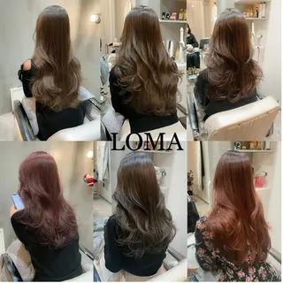 ロング LOMA🇰🇷 銀座クボタのヘアスタイル