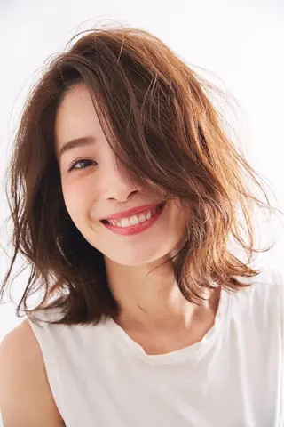 ミディアム カラー パーマ ヘアアレンジ メンズ キッズ ネイル マツエク・マツパ アティリー 西梅田のヘアスタイル