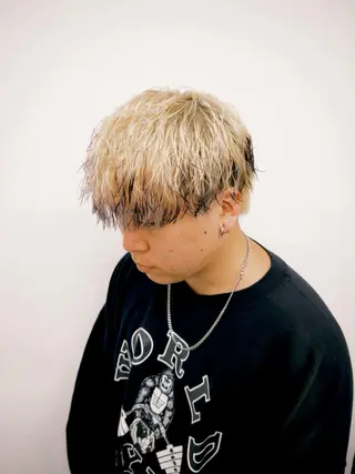ショート パーマ メンズ 🏁メンズパーマ/ RYOYAのヘアスタイル