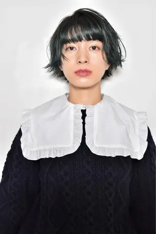 ショート カラー ヘアアレンジ AND THE BRICKS所属・AND THE BRICKS北川珠紀の眉毛・アイブロウイメージ