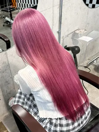 カラー ⭐️ハイトーン⭐️ 💕SAKURA💕のヘアスタイル