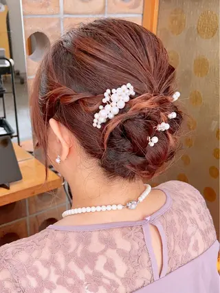 ヘアアレンジ Keep HAIR DESIGN自由が丘所属・♦️髪質改善 /彩未♦️のヘアスタイル