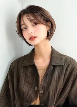 ショート nex the salon coall所属・🫧似合わせショート イシダ🫧のヘアスタイル