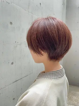 ショート カラー OPShair　ANELLO所属・ショート/ボブ/ メンズ/縮毛矯正のヘアスタイル
