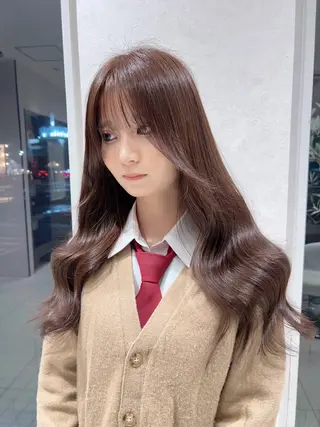 カラー nehus nagaoka所属・🖤複雑履歴ブリーチ Mizuki 🖤のヘアスタイル