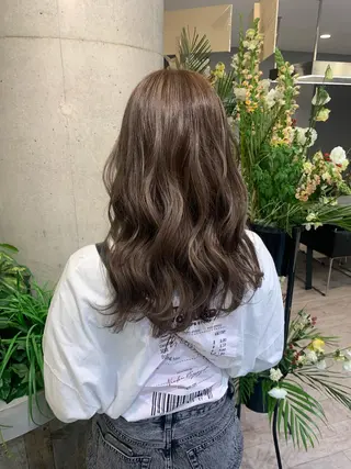 カラー 韓国ハイトーンカラー kana♡のヘアスタイル