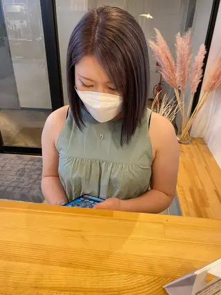 ショート カラー 🌼ハイライト透明感 🌼maiのヘアスタイル