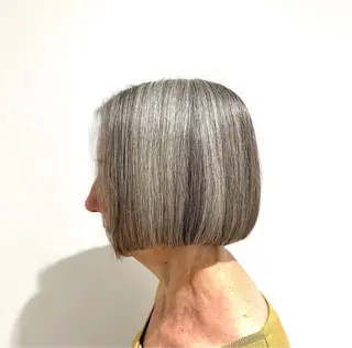 ショート 🫧RYOグレージュ /透け感カラー🫧のヘアスタイル