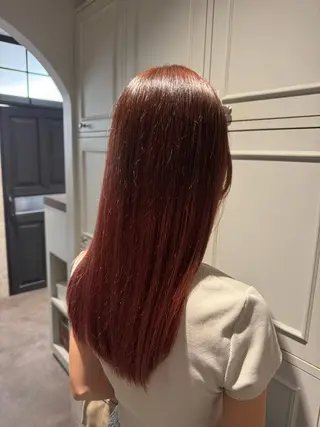 ロング カラー 中山 涼華のヘアスタイル