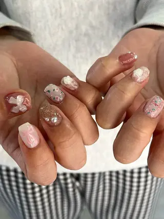 ネイル Hata nail 🎀個性派ニュアンスのネイルデザイン