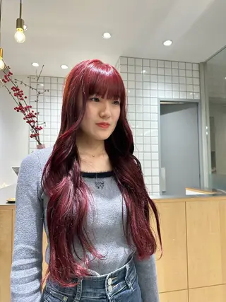 ロング 🍇透明感カラー/ カットひかる🍒のヘアスタイル