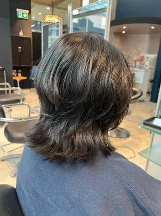 ミディアム 舟橋 瑞稀のヘアスタイル