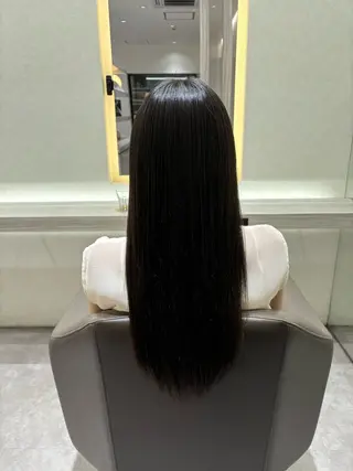 ロング 二村 晃帆のヘアスタイル