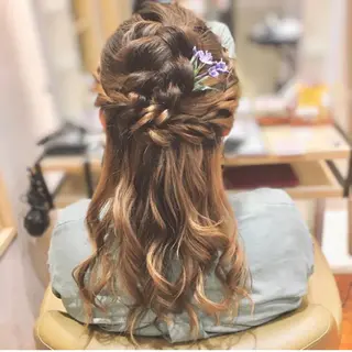 ロング ヘアアレンジ ヘアセット/メンズ 今田  水風🐰のヘアスタイル