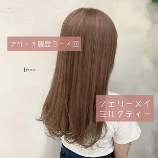 セミロング カラー メンズ指名多数!! SiLO 田島のヘアスタイル