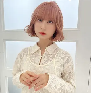 ミディアム カラー ヘアアレンジ 韓国/髪質改善💘 櫻井かれんのヘアスタイル