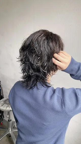 ミディアム パーマ 紙屋町 legare 🌈山村 麻美のヘアスタイル